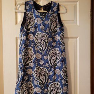 Massimo Dutti silk midi dress, size 4, length 34 inches (neckline to hem)